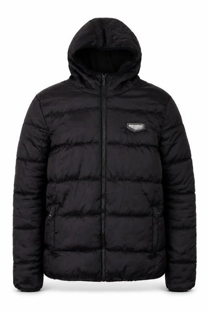 Mens UK Size S Supply & Demand Black Puffer Jacket