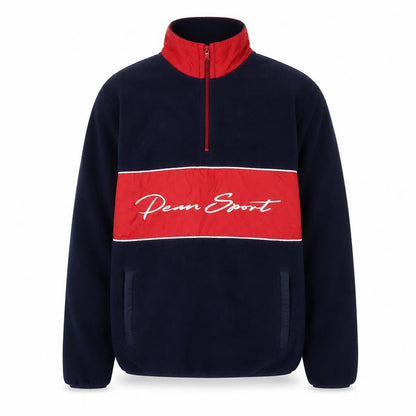 Mens UK Size S Penn Multicoloured 1/2 Zip Sweatshirt