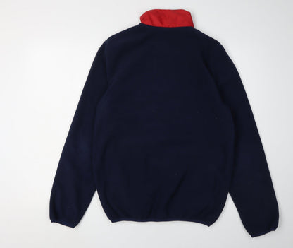 Mens UK Size S Penn Multicoloured 1/2 Zip Sweatshirt
