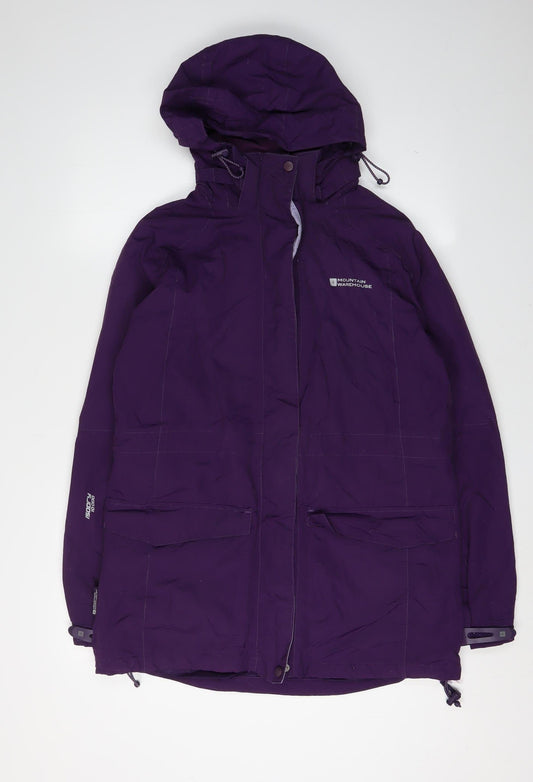 Mountain Warehouse Women's Purple Parka Jacket Size 12