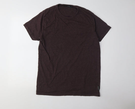 Mens UK Size XL French Connection Brown  T-Shirt
