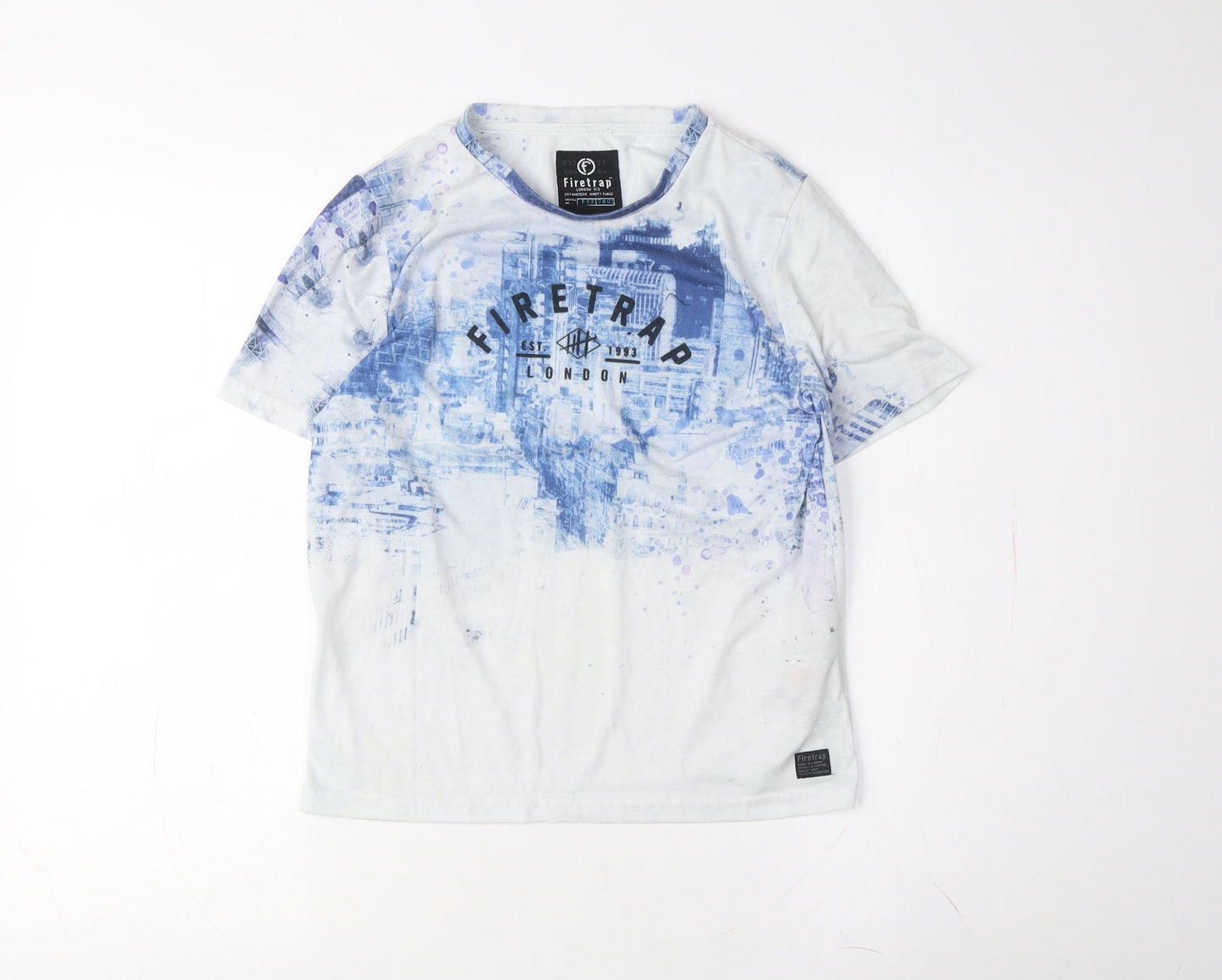 Firetrap Boys Blue Graphic Print T-Shirt 11-12 Years