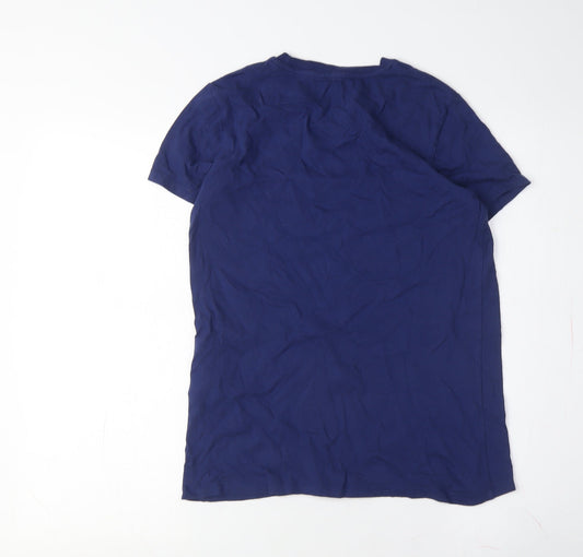 Unisex Adults UK Size XS Levi's Blue Basic T-Shirt
