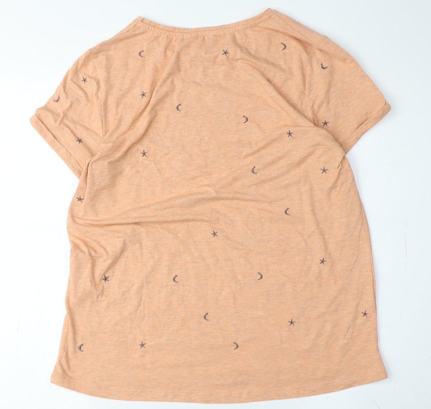 Nine by Savannah Miller Women's Orange Moon Nightshirt Size 14