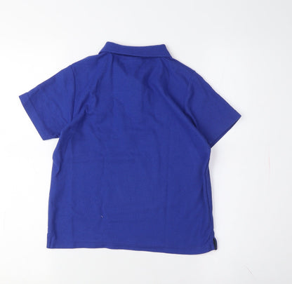 Everton Boys Blue Polo Shirt, Short Sleeve, Size 6-7 Years