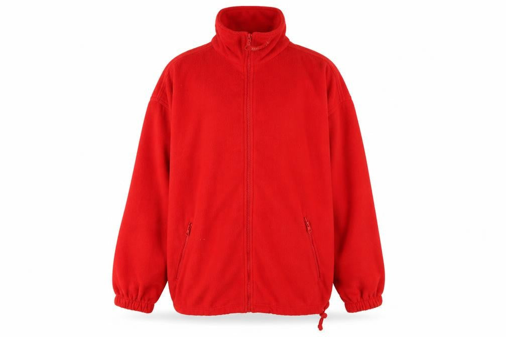 Fred Segal Men's Red Fleece Jacket Size M Casual