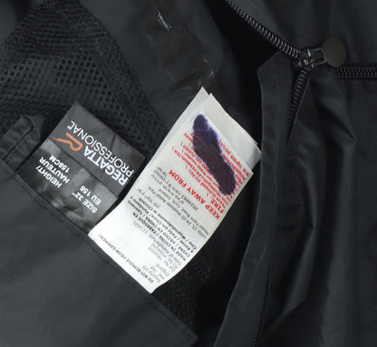 Regatta Boys Black Windbreaker Jacket 11-12 Years