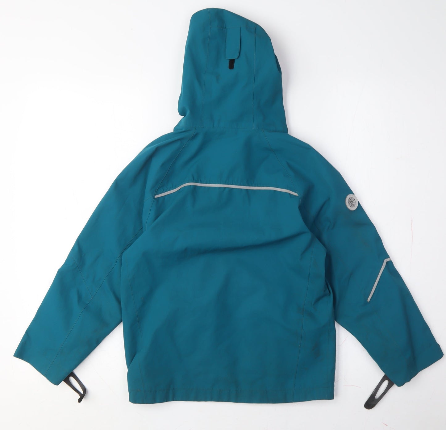 Hi Gear Boys Blue Rain Coat M Hooded Waterproof