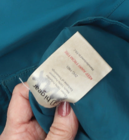 Hi Gear Boys Blue Rain Coat M Hooded Waterproof