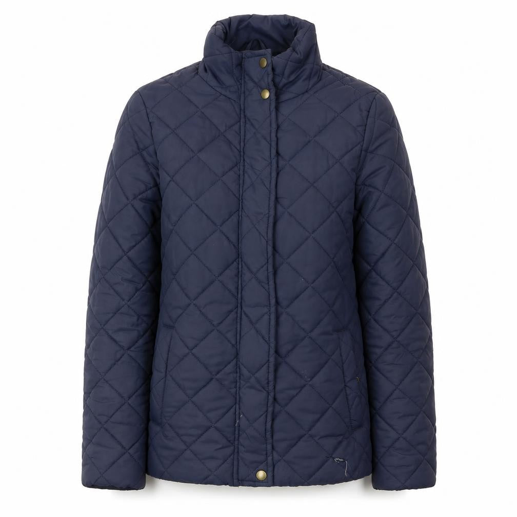 Womens UK Size 12 Brave Soul Blue Quilted Coat