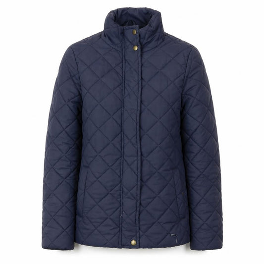 Womens UK Size 12 Brave Soul Blue Quilted Coat