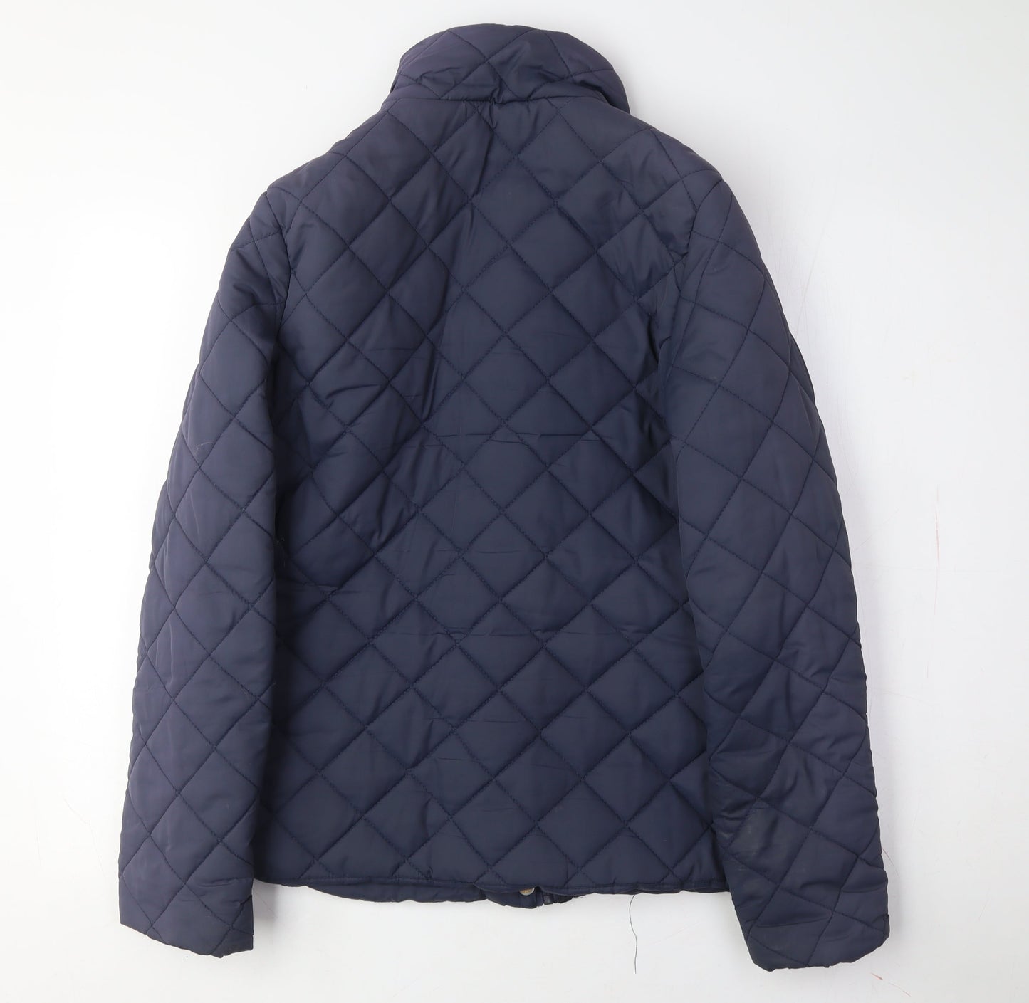 Womens UK Size 12 Brave Soul Blue Quilted Coat