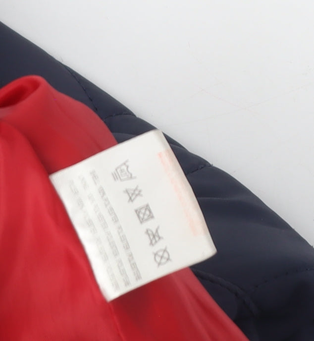 Womens UK Size 12 Brave Soul Blue Quilted Coat