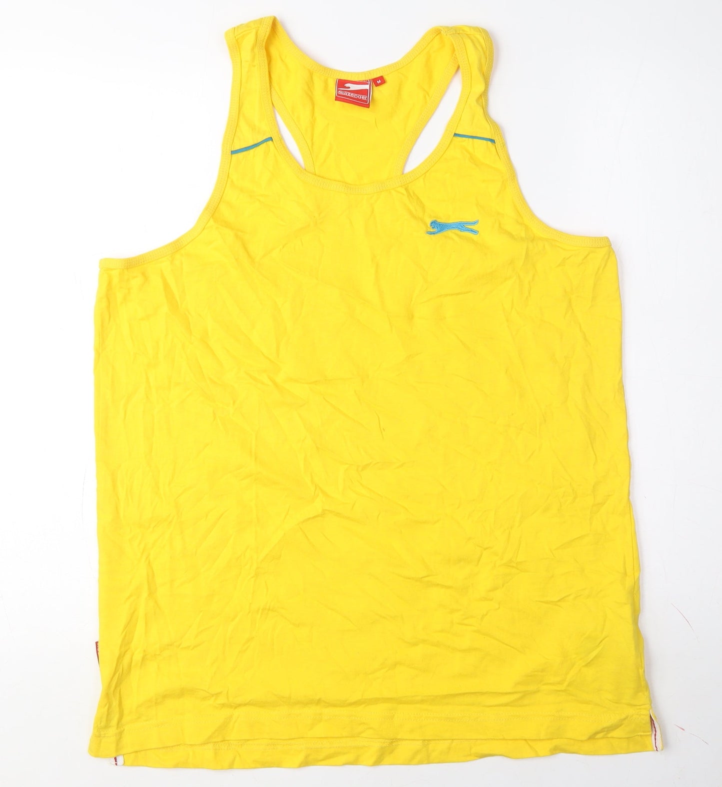 Slazenger Sleeveless Yellow T-Shirt, M, Cotton