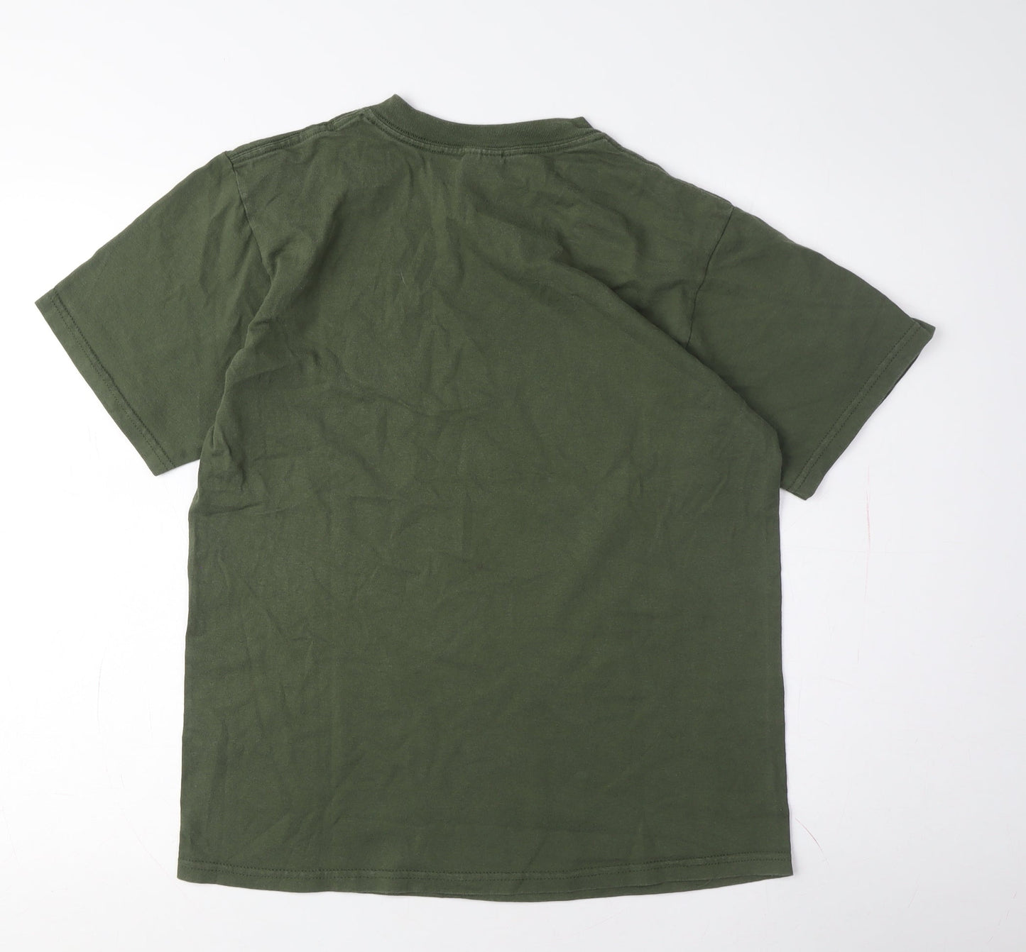 Mens UK Size M Anvil Green  T-Shirt