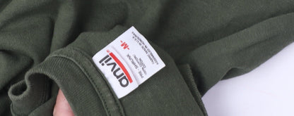 Mens UK Size M Anvil Green  T-Shirt