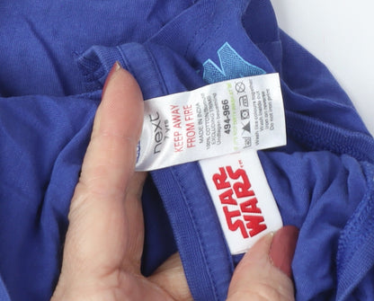 Next Boys Blue Star Wars T-Shirt, Size 7, Graphic Print, Regular Fit