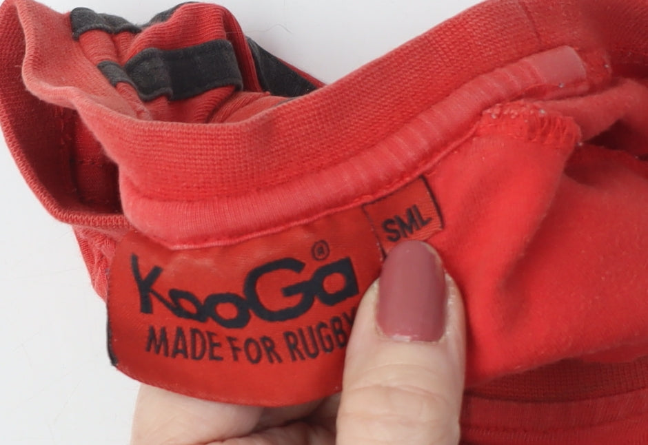 Kooga Men's Red Rugby T-Shirt, S, Sports Logo