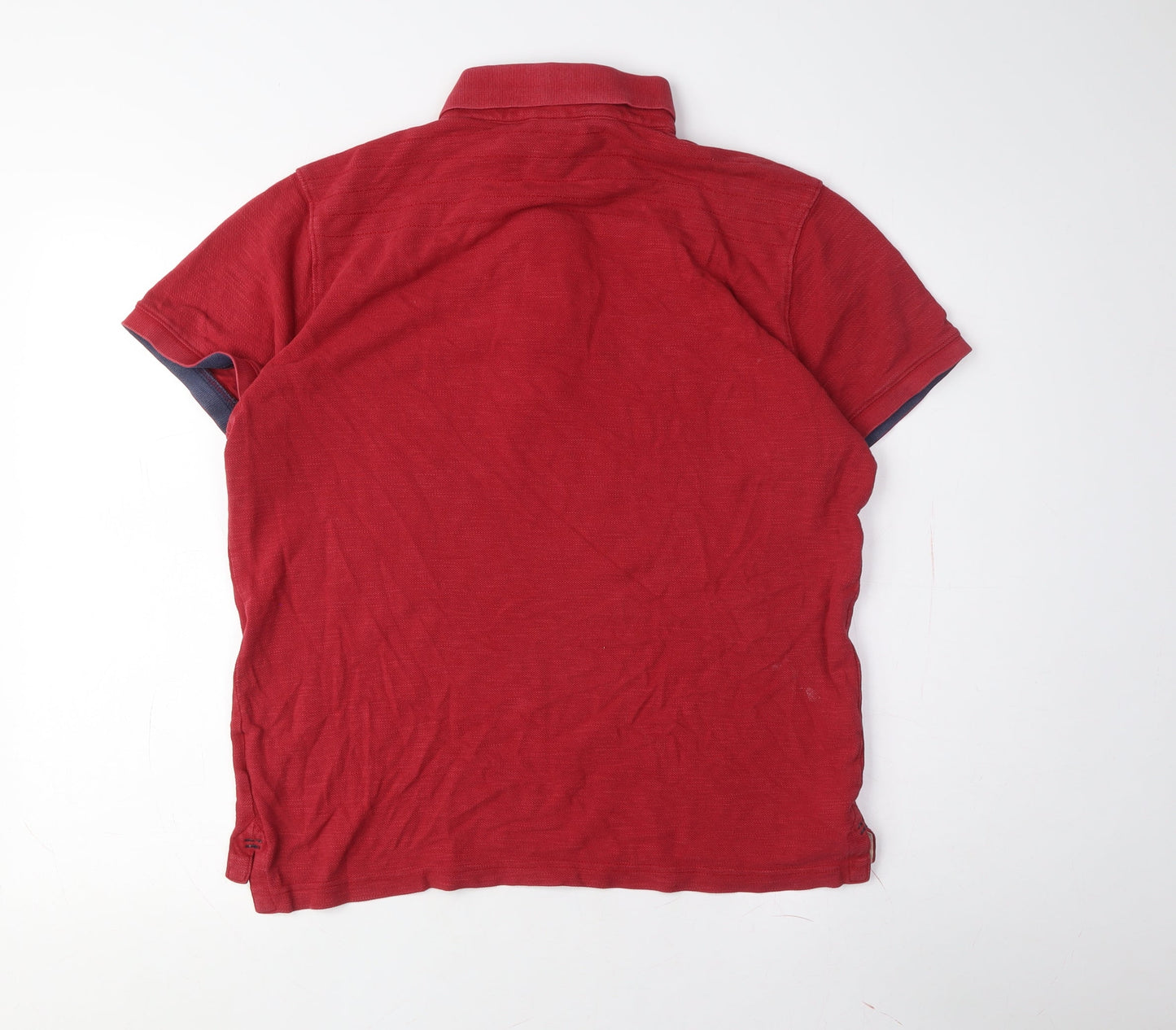 Togs2 Men's Red Polo Shirt M with Logo Accent