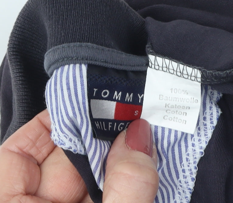 Tommy Hilfiger Men's Black Long Sleeve Polo Shirt S