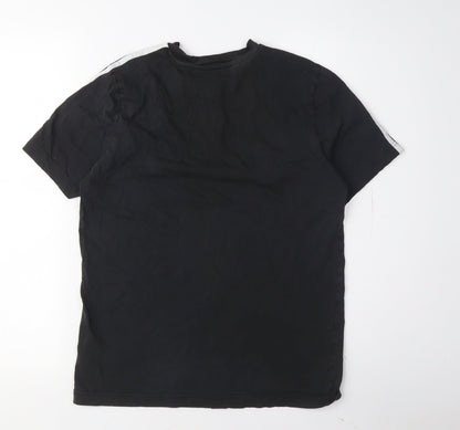 Adidas Men's Black M T-Shirt, Short Sleeve, Logo