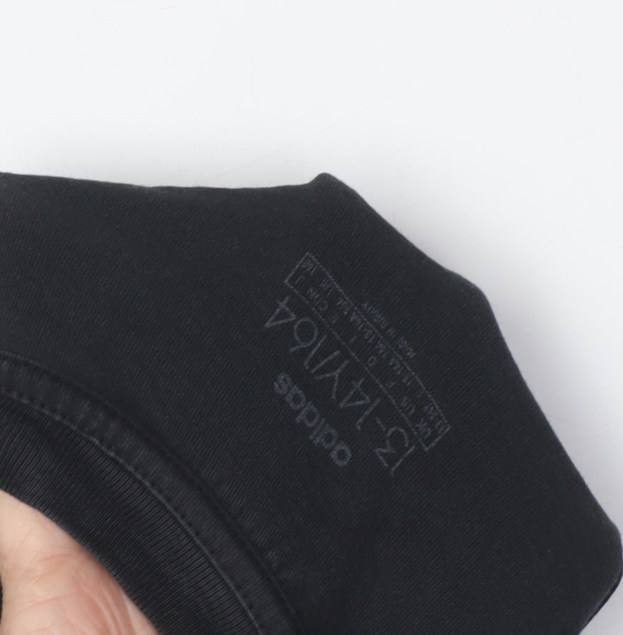 Adidas Men's Black M T-Shirt, Short Sleeve, Logo