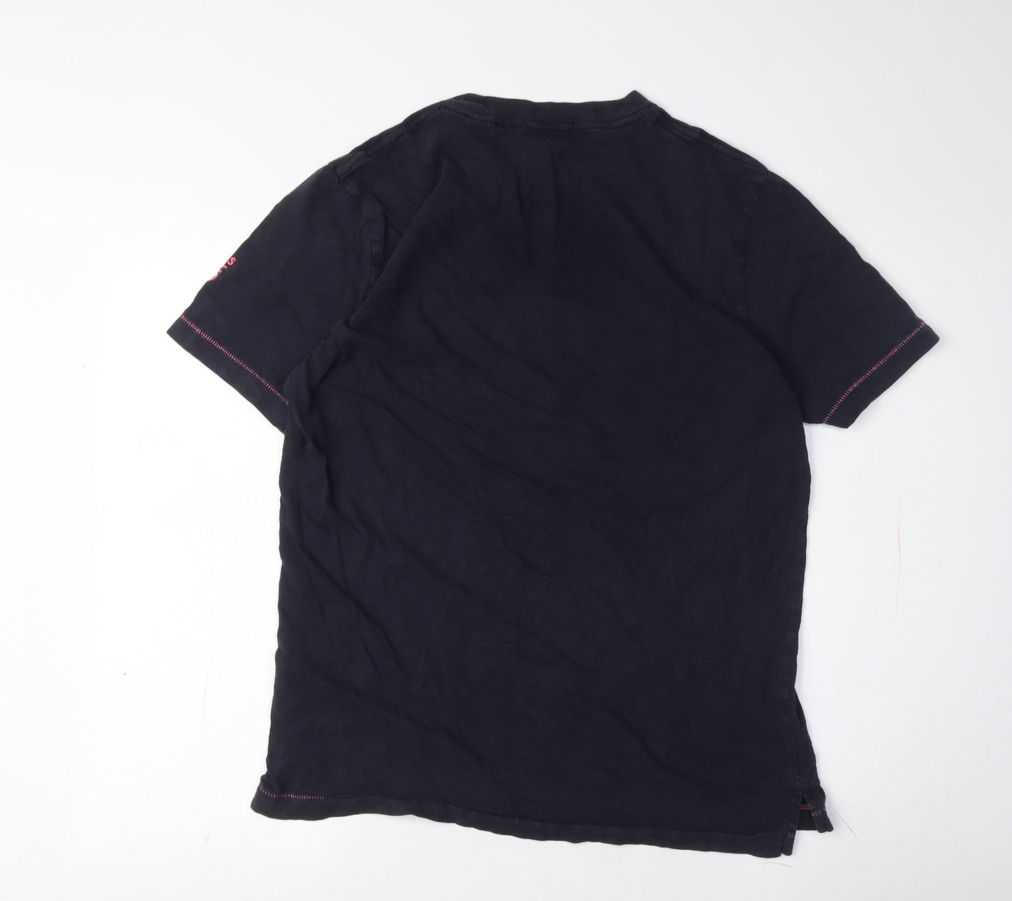 Unisex Adults UK Size L Scotch & Soda Black Basic T-Shirt