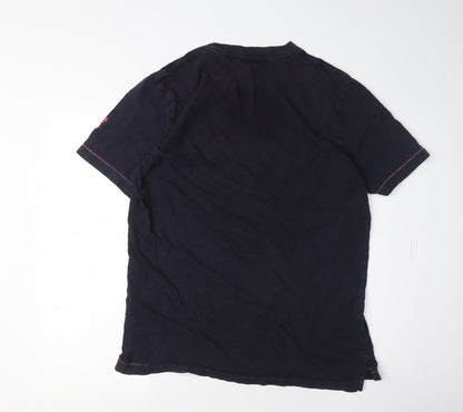 Unisex Adults UK Size L Scotch & Soda Black Basic T-Shirt