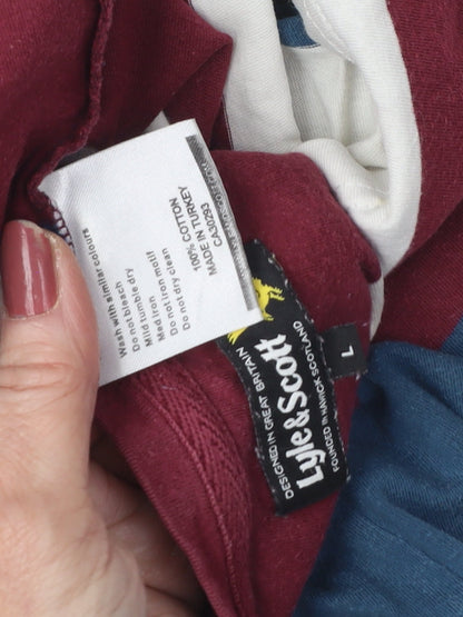 Lyle & Scott Men's Multicoloured Striped T-Shirt L