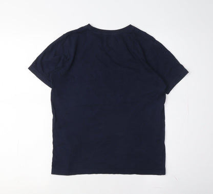 Quiksilver Boys Blue T-Shirt Short Sleeve Logo S