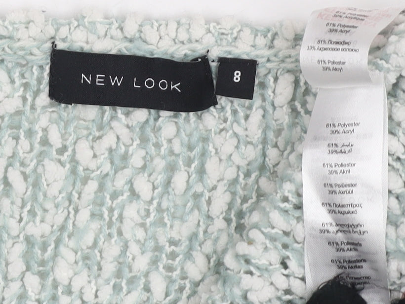 Womens UK Size 8 New Look Blue Pullover Jumper