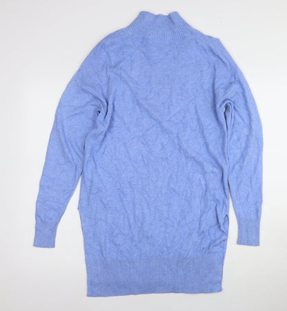 Womens UK Size XS Marks and Spencer Blue Pullover Jumper