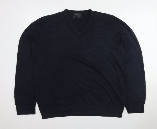 Marks & Spencer Men's Black Cashmere Pullover Jumper 2XL