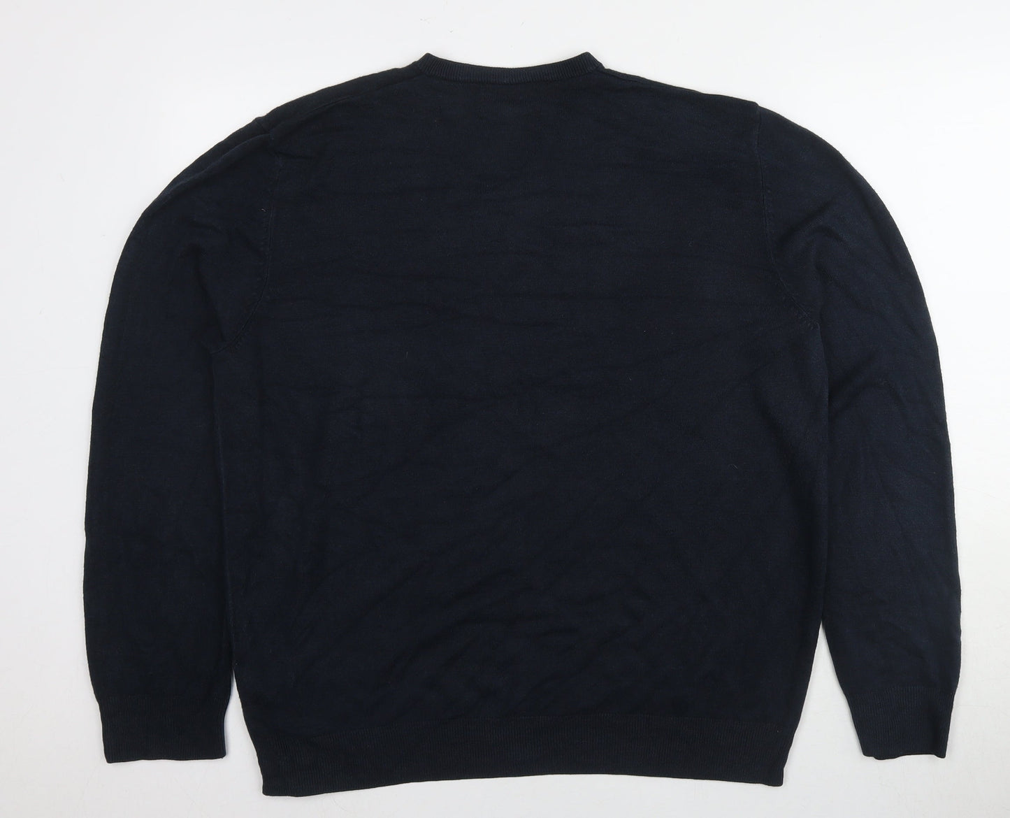Marks & Spencer Men's Black Cashmere Pullover Jumper 2XL