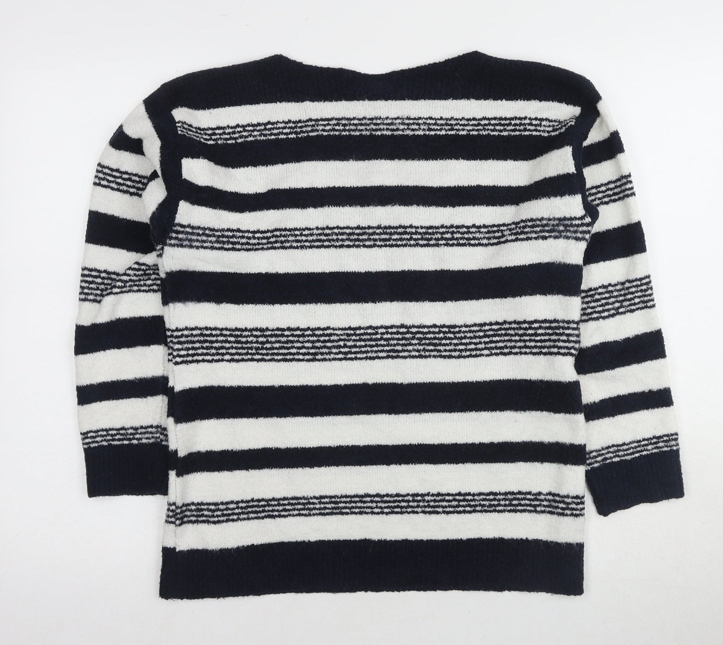 Womens UK Size M Pure & Natural Black Pullover Jumper