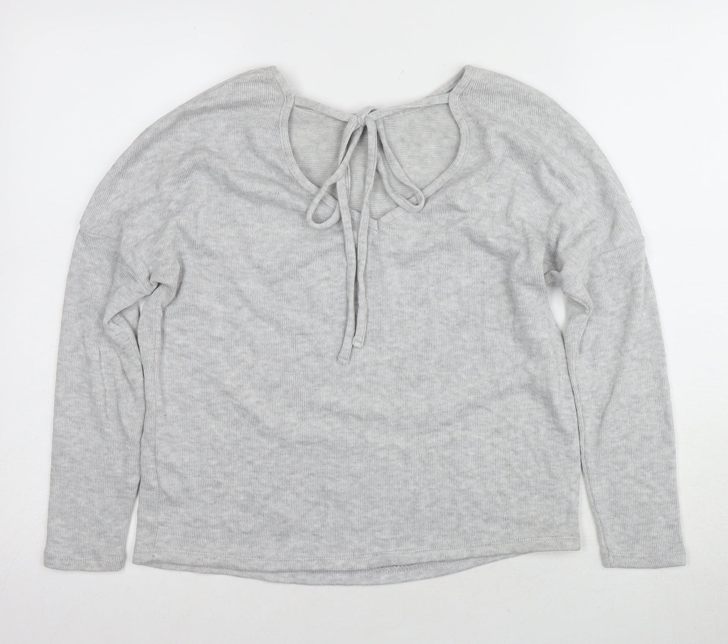 Womens UK Size 8 Topshop Grey Pullover Jumper