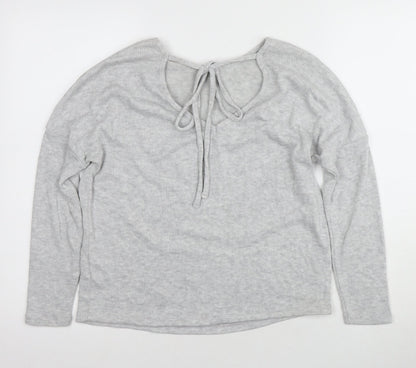 Womens UK Size 8 Topshop Grey Pullover Jumper