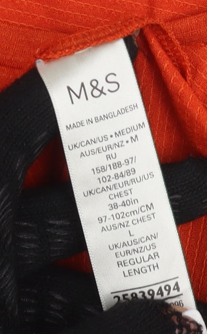 Marks and Spencer Men's Orange M Jersey T-Shirt