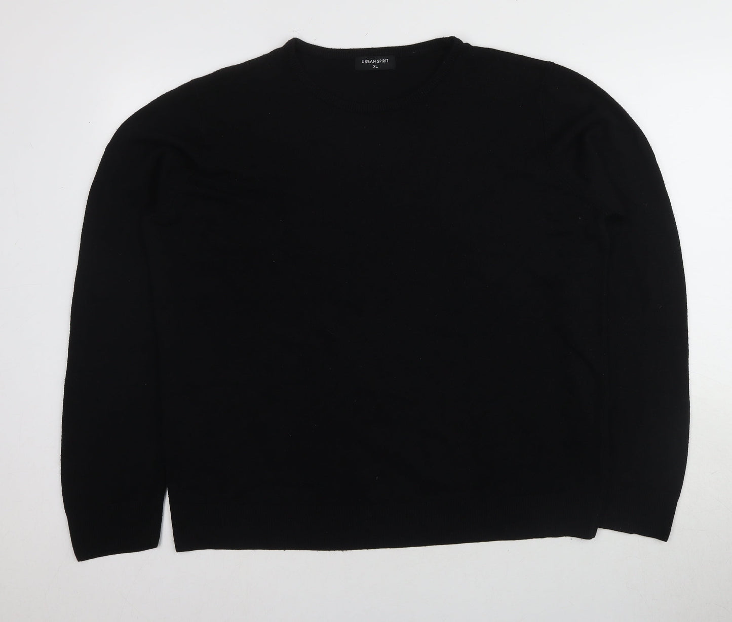 Urban Spirit Men's Black XL Pullover Jumper