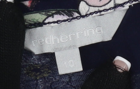 Red Herring Women's Floral Midi Shift Dress Size 10