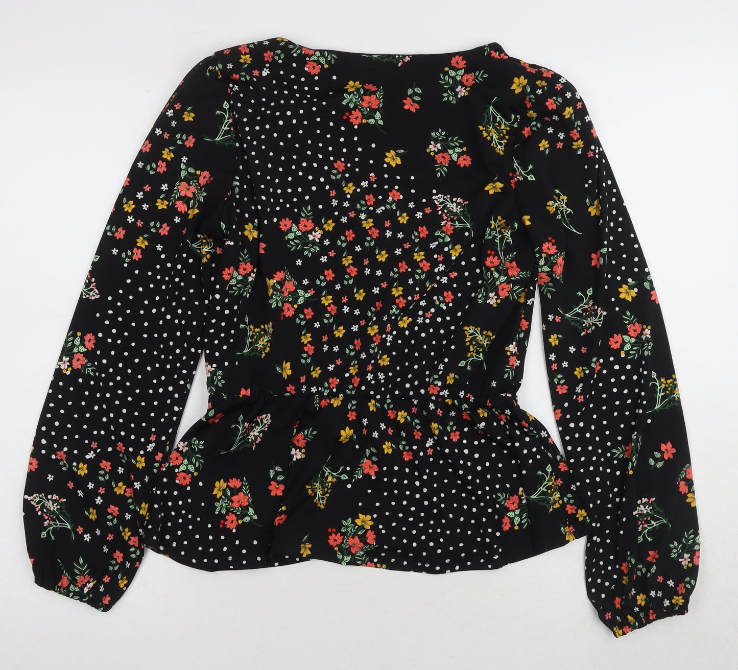 Womens UK Size XS Oasis Black  Blouse
