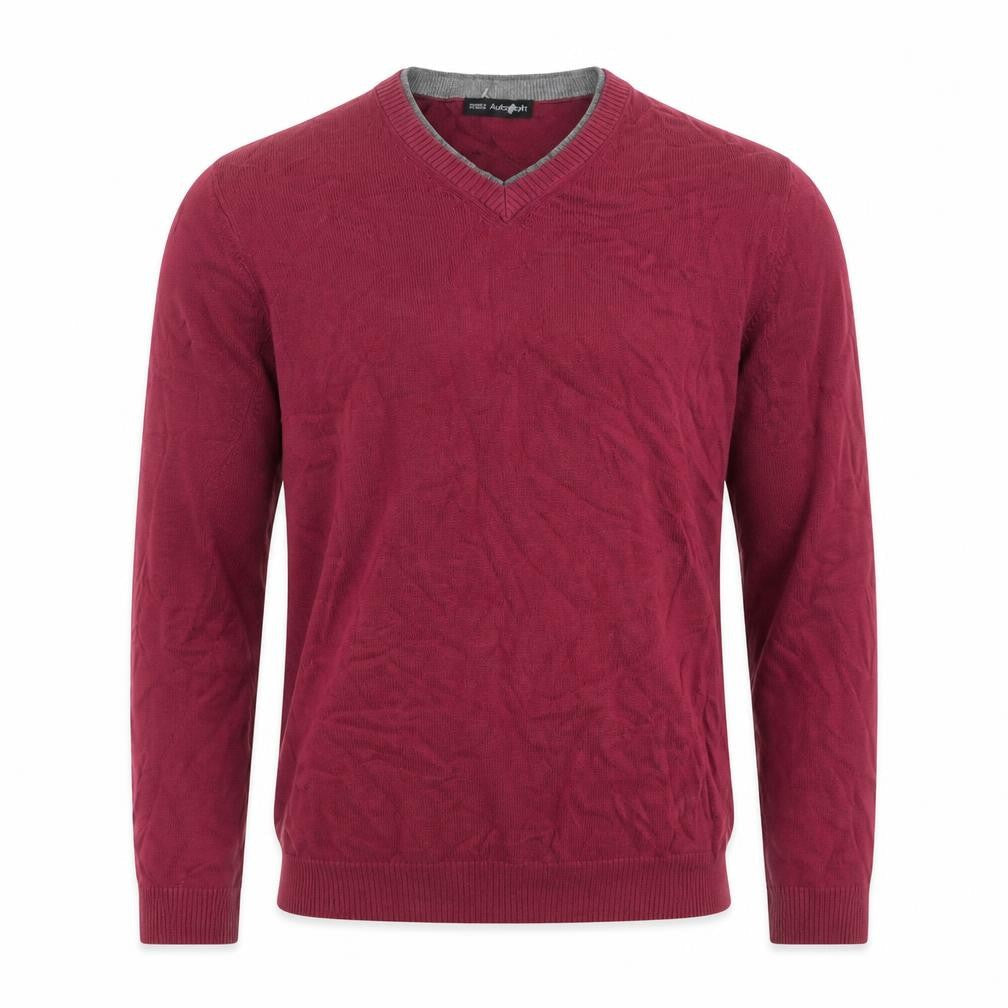Mens UK Size M Marks and Spencer Red Pullover Jumper