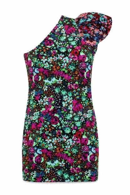 Oasis Women's Multicoloured Floral Shift Dress S