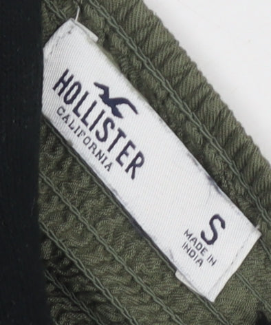 Hollister Women's Green Sleeveless Playsuit S