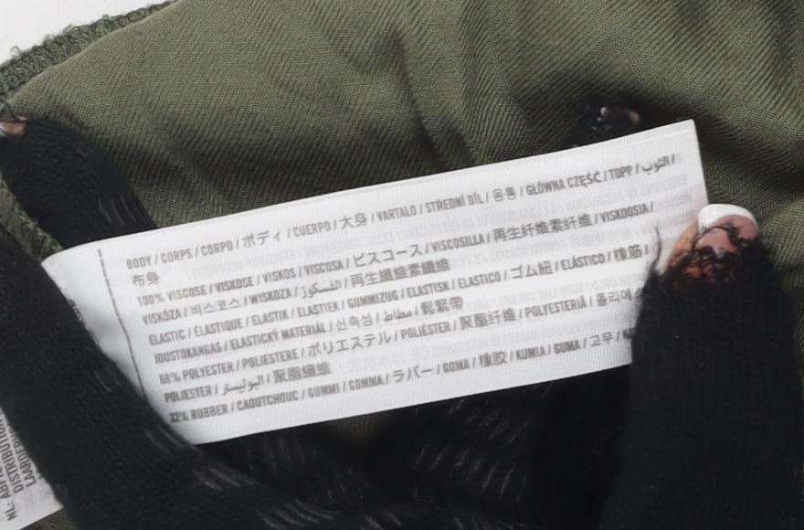 Hollister Women's Green Sleeveless Playsuit S