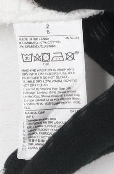 GAP Women's White Relaxed Jeans Size 6