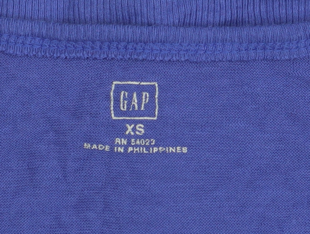 Womens UK Size XS Gap Blue  Button-Up