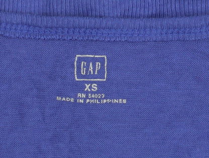 Womens UK Size XS Gap Blue  Button-Up