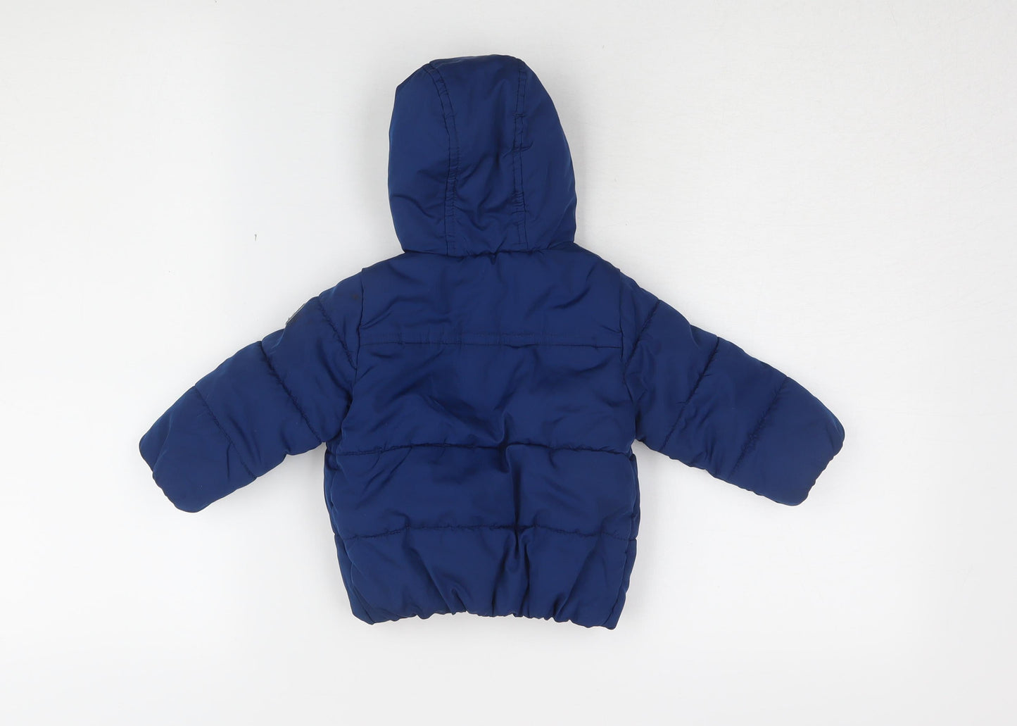 Gap Unisex Baby Blue Puffer Jacket 6-12 Months