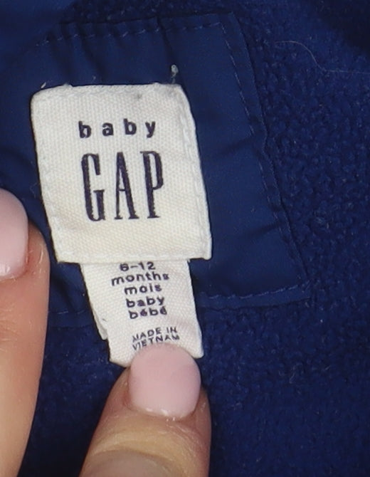 Gap Unisex Baby Blue Puffer Jacket 6-12 Months